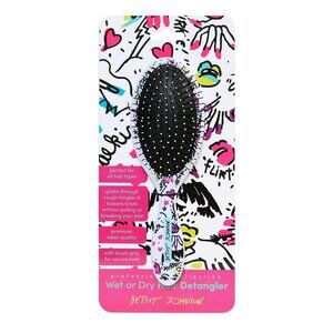 NEW BETSEY JOHNSON Wet or Dry Hair Detangler Brush Hair Accessories